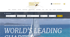 Desktop Screenshot of dreamyachtcharter.co.uk