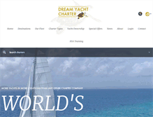 Tablet Screenshot of dreamyachtcharter.co.uk